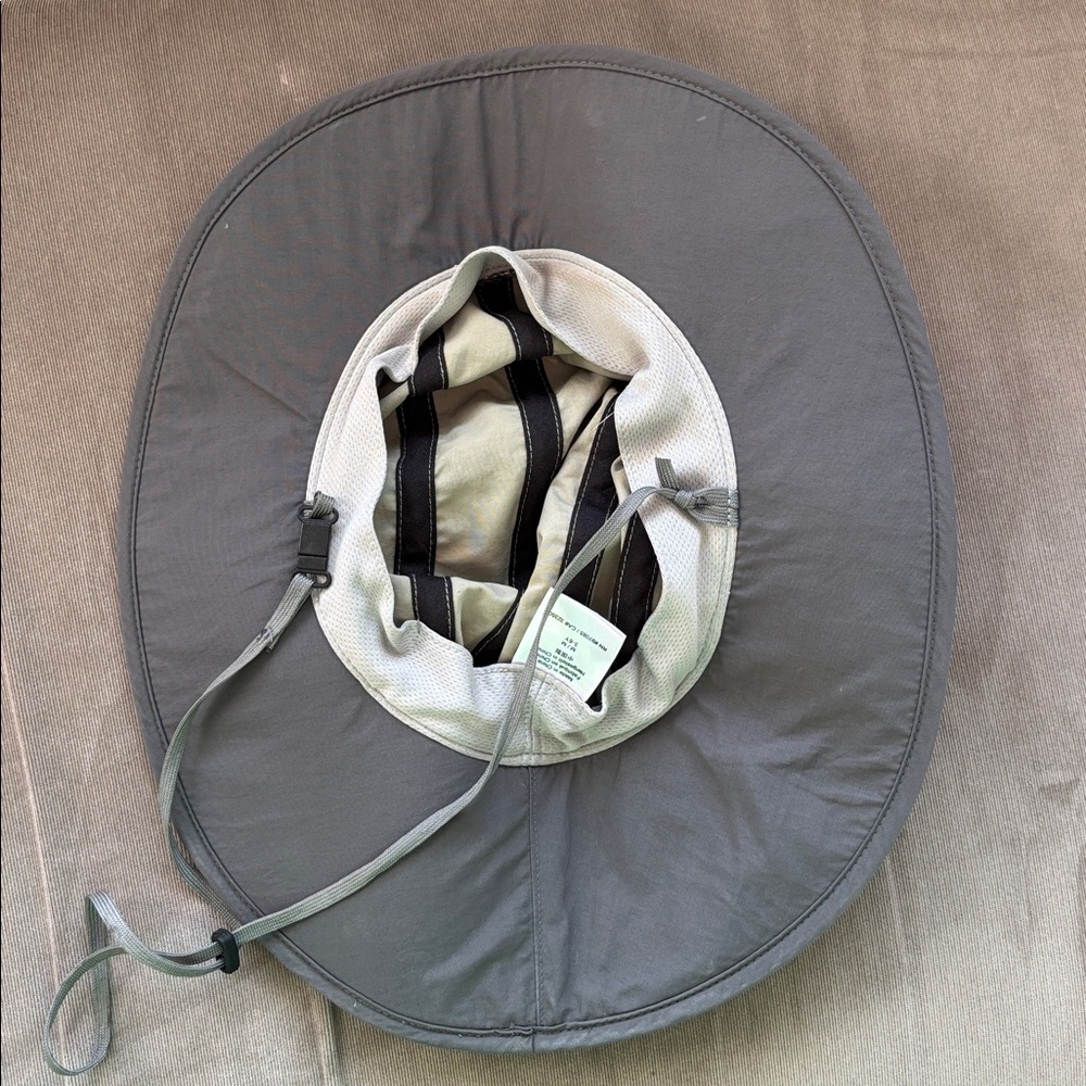 Outdoor Research Rambler Kids Sun Sombrero Hat - Khaki Sz M (3-6y) - Picture 5 of 7